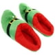 thumbnail image 4 of 1 par de pantuflas cálidas de felpa, antideslizantes, regalo de Navidad para adultos y niños, color verde, talla 41-47, 4 of 5