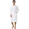 thumbnail image 1 of Mens Bath Robe Terry Cloth Kimono Bathrobe Cotton Spa Shower Pool Soft Long Housecoat, 1 of 6
