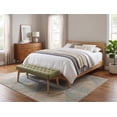 thumbnail image 6 of Guyou Entryway Bench Tufted Upholstered Bench 45.5 End of Bed Bench for Bedroom Wood Storage Bench Modern Floating Design Window Bench Ottoman Long Bench Seat for Living Room Indoor Hallway, 6 of 12