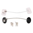 thumbnail image 2 of Freezer Lock, Scratch Resistant Durable 2PCS Set ABS Refrigerator Lock High Temperature Resistant  for Ovens Key Type,Password Type, 2 of 7