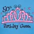 thumbnail image 3 of CafePress - Tiara 50Th Birthday Queen Women'S Dark T Shirt - Women's Traditional Fit Dark T-Shirt, 3 of 4