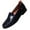 Navy Patent, variant on Womens Hands Free Slip On Fashion Classic Casual Comfort Penny Loafers for Women Red Patent