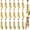 Yellow, 36pcs, 1.18"/1.38"/1.57" Long Screws, variant on 36PCS Self-Drilling Drywall Anchors, Zinc Plated Steel Screws and Anchors Kit Heavy Duty, No Drill or Holes in Wall, for Garden Statues, Patio Furniture, TV, Shelf Straps, Cabinets - 3 Sizes
