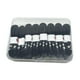 thumbnail image 3 of 8 Piezas Cinta para Mango Racket Tenis Badminton Squash Pickleball Tira Antideslizante Absorbente PU Sensación Seca Cómoda Apto para Práctica Competi Negro, 3 of 8