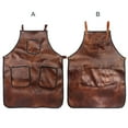 thumbnail image 3 of Apron,Kitchen Bbq Barber Apron With Kitchen With Kitchen Bbq Leather Apron With Men Women Waterproof Bbq Barber Barista Eryue Apron Men Women Apron Men Ziem Waterproof Pu Leather Qisuo, 3 of 5