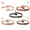 thumbnail image 5 of Women's Belts for Jeans Pants Fashion Gold Buckle Ladies Dress Belt,Vintage Circle Buckle Decorative Belt Hundred Fashion Simple Jeans Belt, 5 of 5