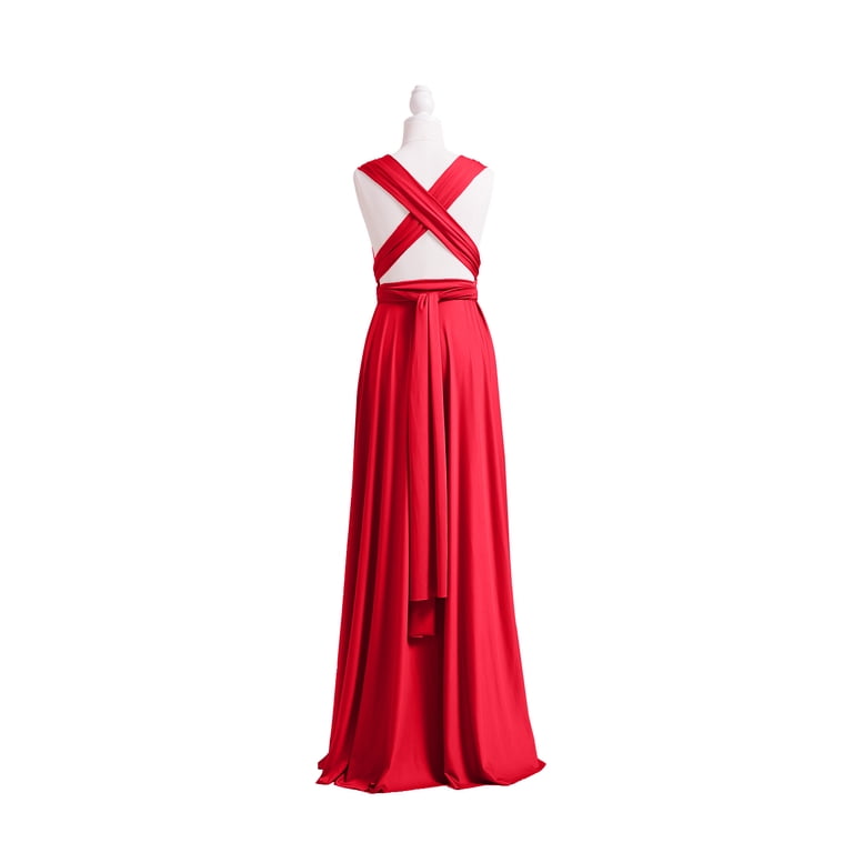 Infinity Dress with Bandeau, Convertible Bridesmaid Dress, Long, Multi-Way  Dress, Twist Wrap Dress - Walmart.com
