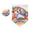 thumbnail image 3 of A Unicorn on Rainbow Garden Flag 18" x 12.5" Double Sided Yard Lawn Outdoor Decor Small Yard Flags, 3 of 6