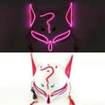 thumbnail image 3 of Accessoire de Fête d'Halloween Animal Mignon Demi-Visage Mascarade Style Japonais, 3 of 3