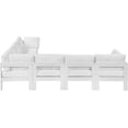 thumbnail image 4 of Meridian Furniture Nizuc White Outdoor Patio Modular Sectional, 4 of 9