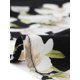 thumbnail image 5 of Vestido Allegra K boho floral sin mangas cuello halter dividido Negro L, 5 of 6