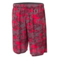 thumbnail image 2 of A4 Camo Short For Teen Male in Scarlet | NB5322, 2 of 2