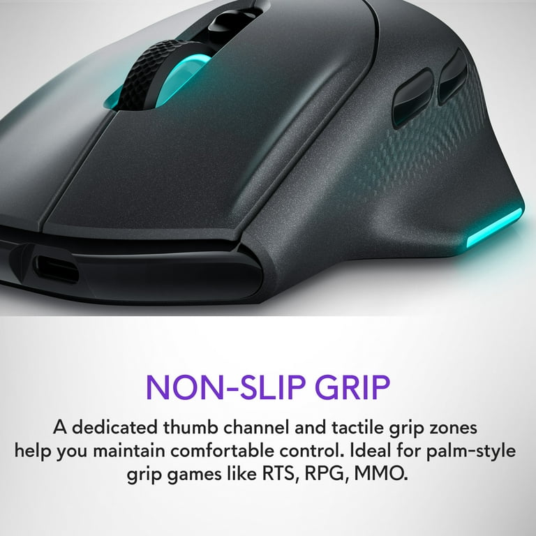 Alienware Wireless Gaming Mouse, AW620M, 2.4GHz, 26000 DPI
