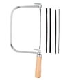 thumbnail image 2 of U-shaped Saw String Cutter Saw, U-shaped Hand Saw, Wood Handle Hand Saw For Home For Jewelry, 2 of 8