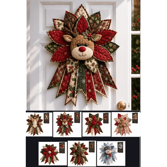 DIY Crochet Christmas Bell Ornament Kit – Complete Hand-Woven Hanging Decor Set with Tutorials, Beginner-Friendly Craft Kit for Holiday Tree Decor, Thoughtful Gift,Purple