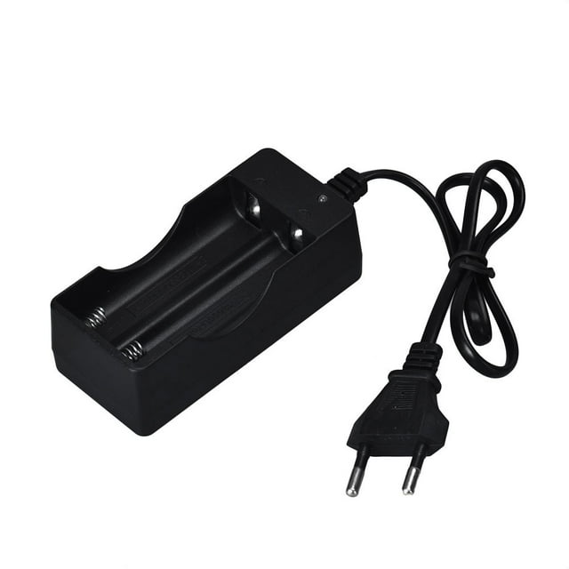 Daisyyozoid Chargeur Double CA 110V 220V en Gros pour Batterie Li-Ion Rechargeable 3.7V 18650 EU
