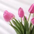 thumbnail image 5 of 3/5 Uds tulipán flores artificiales ramo de tacto Real decoración de flores falsas para suministros de boda decoración del hogar flores de San Valentín, 5 of 5