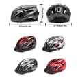 thumbnail image 4 of Sonducket Casco de bicicleta, luz trasera, cascos de montar, ligero, recargable, tapa protectora de seguridad, luz trasera para motocicleta Ciclismo Blanco titanio, 4 of 6