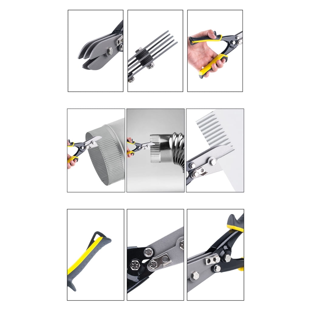 High 5 Hand Crimper Tool For Crimping 22# Galvanized Steel Sheet or 28# Stainless Steel Plate