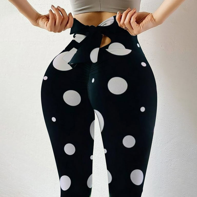 Amtdh Womens Bow Tie Yoga Pants for Women Sweatpants Stretch