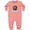 Mauve, variant on Inktastic Wb Black Doodle Baby Fleece Romper