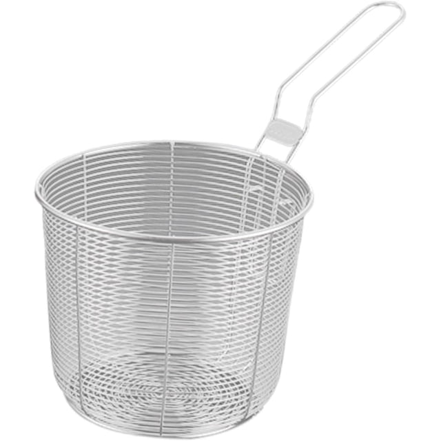 HUGFEGWE Panier à Frites Rond en Fil Métallique Rangement Facile Panier à Frites Panier à Frites Polyvalent Portable Panier à Aliments Frits pour Dumplings Pâtes Cuisson, 13.5cm CJB91-38267