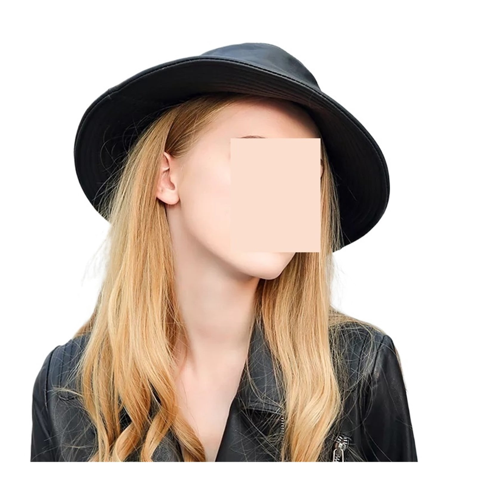 Japanese Unisex Genuine Leather Bucket Hats Men Fisherman Caps Easy Carry Street Bonnet ,Unique Design