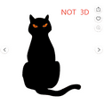 thumbnail image 2 of Outdoor Cat Silhouette Garden Stake Decor Set - Spooky Landscape Insertion for Halloween Yard Atmosphere, 2 of 6