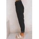 thumbnail image 3 of Women's Casual Corduroy Trousers High Waisted Loose Trousers Retro Solid Color Buttoned Straight Trousers-rx, 3 of 3