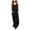 Black, variant on Riforla Women's Boho Beach Dress Irregular Neckline Pocketed Maxi Dress Casual Summer EU/US Sizes Women Mother of The Bride Dresses XXL