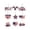 B | 9CP, variant on erdimoy 10-Piece Patriotic Star Wooden Ornaments Set, USA Flag Pattern Hanging Decor, 3.15in Size for 4th of July & Independence Day Home Decor