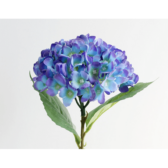 Nvzi 3pcs Hydrangea Artificial Flowers, Fake flowers, Flores Artificiales Para, Wedding Decor, Blue Purple