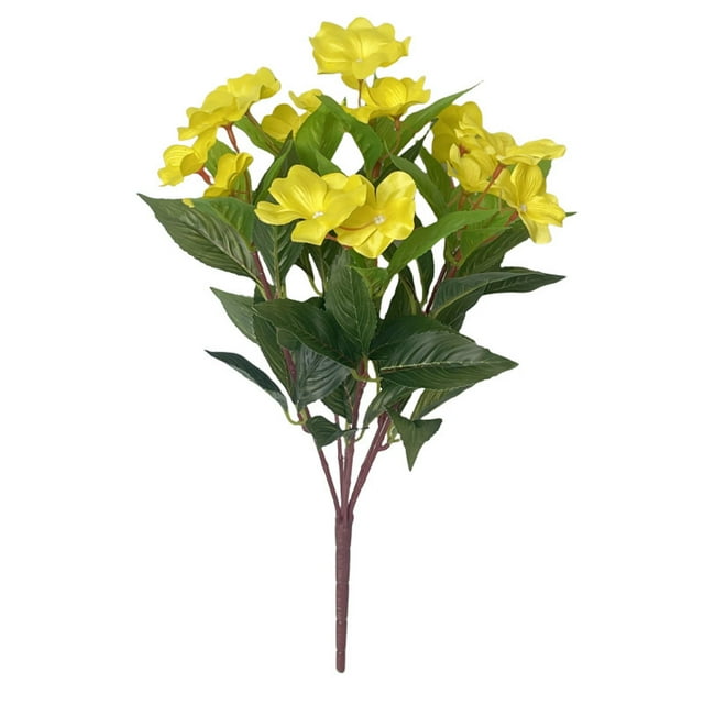 Arrangement Floral Réaliste d'Impatiens pour Mariage et Événement Intérieur Extérieur Fleurs Durables