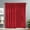 Red, variant on Nada 8-Piece Solid Burgundy Elegant Rod Pocket Window Curtain Panel Floral Printed Treatment Drape with Matching tieback Set in 84"