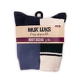 thumbnail image 2 of MUK LUKS Women's Crew Boot Socks, 6-Pack, Fits Shoe Sizes 6-11, 2 of 4