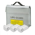 thumbnail image 3 of 4X 3 in 1 Large LiPoSafe Battery Guard Charge Storage Protection Bag 64x180x240mm, 3 of 4