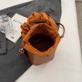 thumbnail image 3 of Bolso casual de mujer Moda PU Slouchy Hobo Bag Bucket Bag Bolso cruzado único, 3 of 9