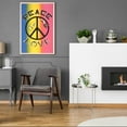 thumbnail image 5 of Epic Art 'Peace, Love' by Epic Portfolio, Acrylic Glass Wall Art, 24"x36", 5 of 8