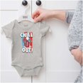 thumbnail image 5 of Officially Icee Logo Chill Out Romper Boys or Girls Infant Baby Brisco Brands 12M, 5 of 6