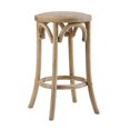 thumbnail image 1 of Whit Rattan Seat Backless Counter Stool, Natural, 1 of 4