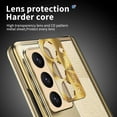 thumbnail image 5 of for Samsung Z Fold 6 Case with Screen Protector Pen Holder Hinge Protection Magnetic Kickstand PU Leather Shockproof All-inclusive Case Cover for Samsung Galaxy Z Fold 6, Gold, 5 of 7
