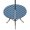 Blue, variant on Round Outdoor Tablecloth with Umbrella Hole and Zipper, Blue Moroccon Tablecloth with Elastic Waterproof, Middle Century Minimalist Rustic Geometric Patio Table Covers for 55" - 60" Pool Tables