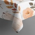 thumbnail image 5 of Fall Leaves Pumpkin Square Tablecloth,Waterproof Square Table Cover,Wipeable Spillproof Washable Table Cover for Home Kitchen Party Decor 42"X42"(107x107cm), 5 of 6