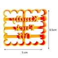 thumbnail image 3 of Moules à Biscuits avec Bons Vœux, Emporte-Pièces au Design Haut de Gamme Formes, 3 of 4