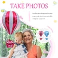 thumbnail image 3 of MasteelfCA 4 Pcs Ballons en Film d'Aluminium en Forme de Montgolfière Ballons de Fête Accessoires Photo, 3 of 8