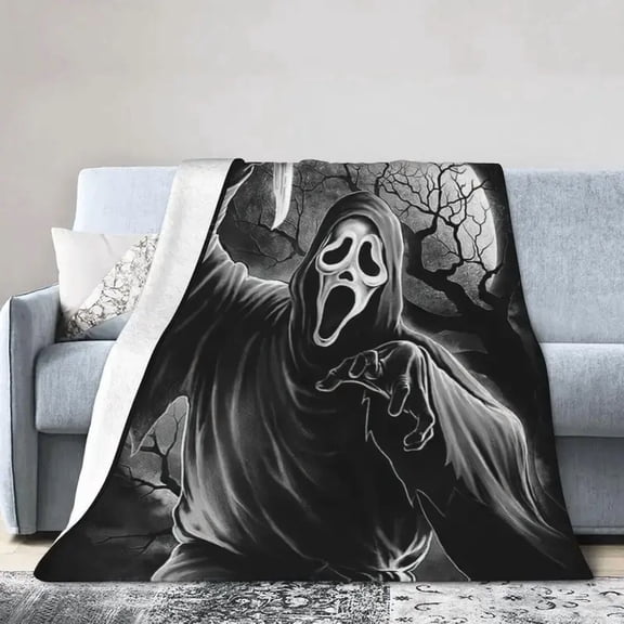 Horror Movie Ultra Soft Flannel Throw Blanket - Cozy Home Decor, 30 x 40 in