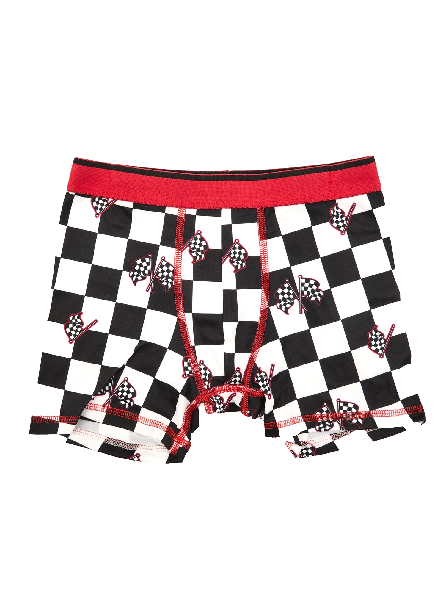 Wonder Nation Boys Boxer Brief Racing Underwear, 4-Pack, Sizes S-XL
