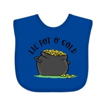 Inktastic St. Patrick's Day Lil' Pot of Gold Boys or Girls Baby Bib