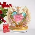 thumbnail image 2 of Creative Heart 2D Flat Acrylic Ornament A Choice for Living Room & Desk (A), 2 of 4