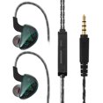 thumbnail image 2 of Methold 1 par de auriculares con cable de alta 3 .5mm Bass In -ear Type Auriculares Auriculares deportivos con micrófono incorporado Type9 NO9, 2 of 6